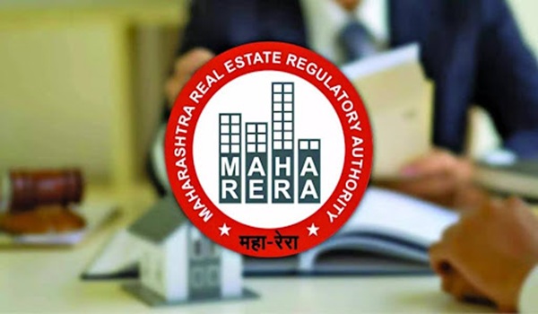 Official MahaRERA logo and government real estate compliance portal.